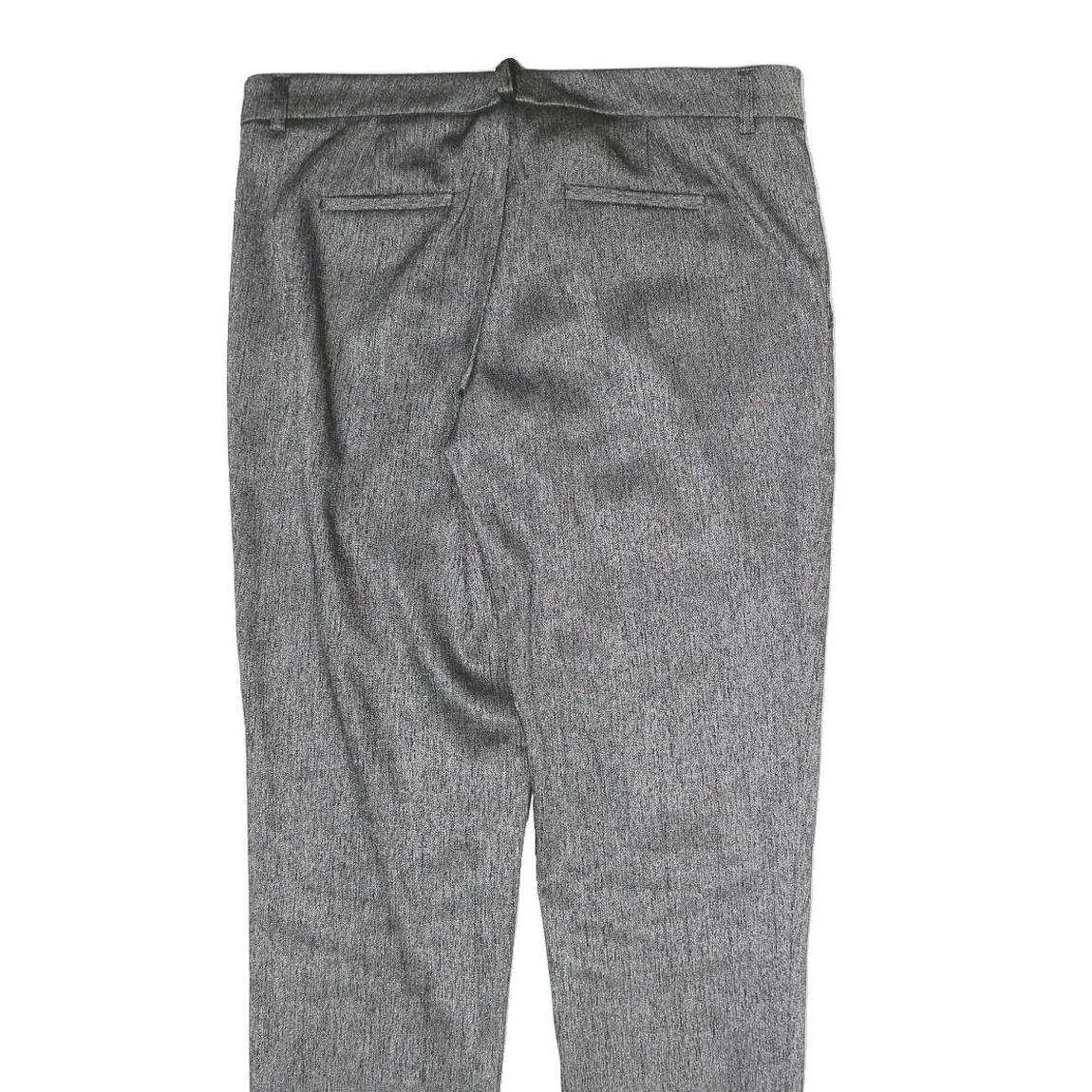 CAMOMILLA Womens Polyester Blend Grey Slim Straight Trousers W32 L30 Smart