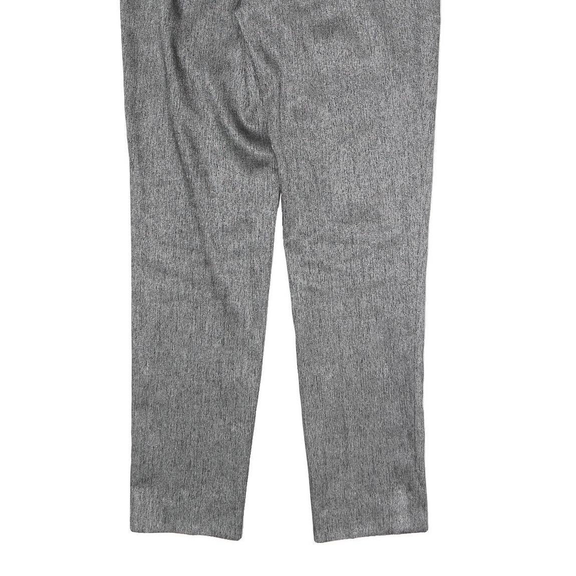 CAMOMILLA Womens Polyester Blend Grey Slim Straight Trousers W32 L30 Smart
