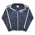 CHAMPION Mens Navy Blue UCLA Zip Jacket S Polyester Blend Track Sportswear