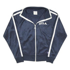 CHAMPION Mens Navy Blue UCLA Zip Jacket S Polyester Blend Track Sportswear
