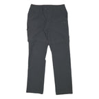 THE NORTH FACE Womens Black Polyester Blend Regular Zip Trousers W31 L31 Outdoor