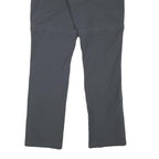 THE NORTH FACE Womens Black Polyester Blend Regular Zip Trousers W31 L31 Outdoor