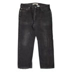 LEVI'S 505 Jeans Mens Grey Regular Straight Stone Wash W35 L29