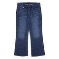 CALVIN KLEIN JEANS Womens Jeans Blue Regular Flared W34 L28