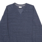 CHAMPION Mens Blue Crew Neck S Cotton Blend Sweatshirt Pullover Casual