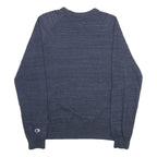 CHAMPION Mens Blue Crew Neck S Cotton Blend Sweatshirt Pullover Casual