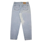 LEVI'S 561 Womens Jeans Blue Loose Straight Denim Medium W34 L30 Button Closure