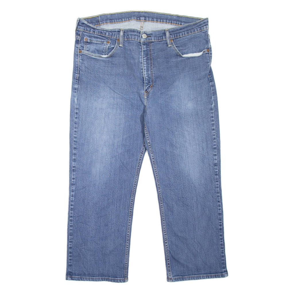 LEVI'S 514 Jeans Mens Blue Slim Straight Stone Wash W36 L23