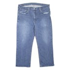 LEVI'S 514 Jeans Mens Blue Slim Straight Stone Wash W36 L23