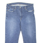 LEVI'S 514 Jeans Mens Blue Slim Straight Stone Wash W36 L23