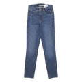 LEVI'S 721 High Rise Skinny Womens Jeans Blue Slim Skinny Denim W24 L27 Stretch