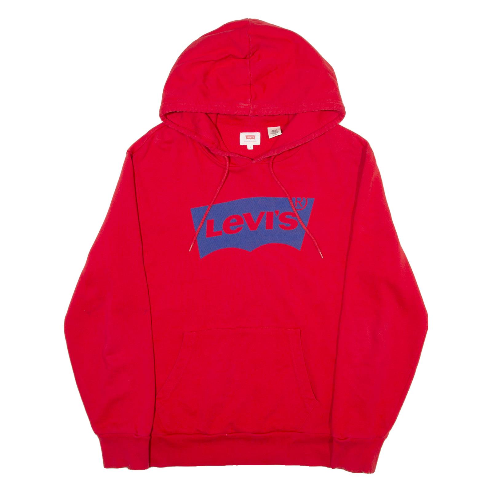 LEVI'S Mens Red Hoodie S