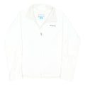COLUMBIA Womens White Lightweight Jacket L Polyester Blend Zip Outdoor
