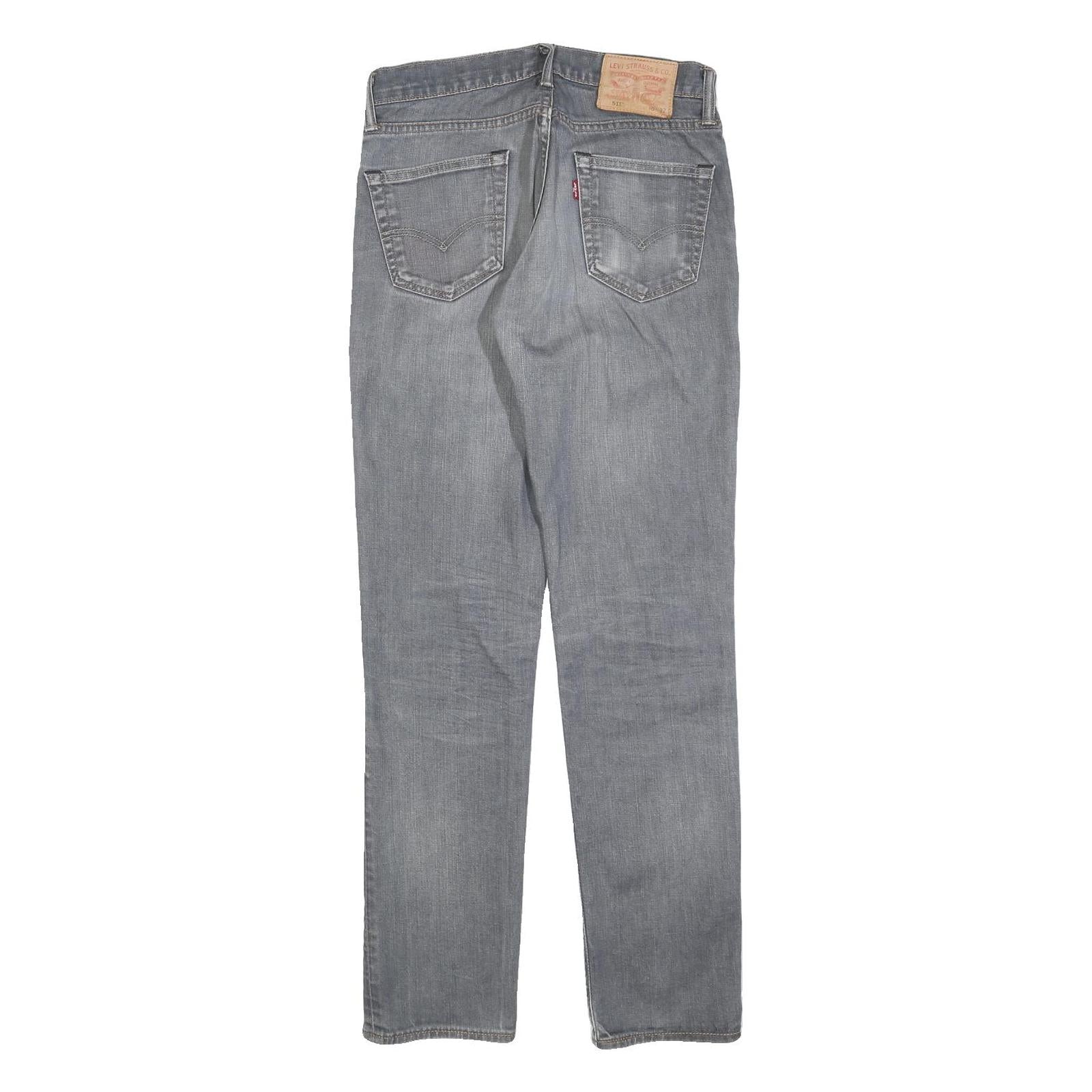 LEVI'S 511 Slim Mens Jeans Blue Slim Straight Denim Medium W30 L32 Stylish