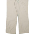 LEE Mens Regular Fit Beige Cotton Blend Trousers W34 L27 Zip Closure Casual
