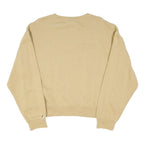 CHAMPION Womens Beige Crew Neck XL Cotton Blend Sweatshirt Casual Pullover
