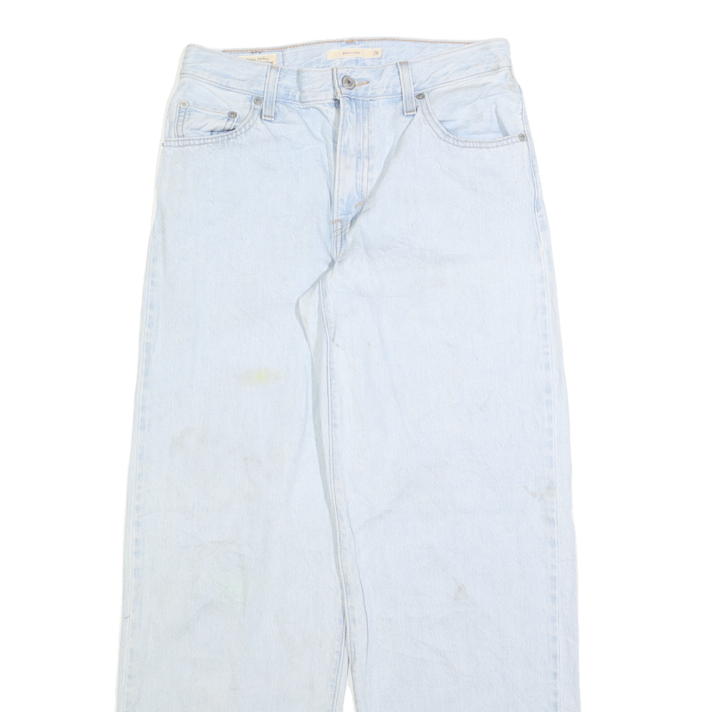 LEVI'S Womens Jeans Blue Relaxed Straight Denim Light W26 L30 Classic Casual