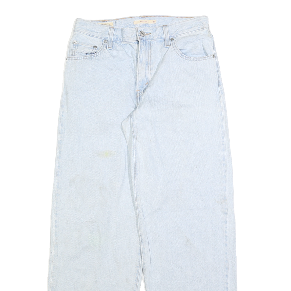 LEVI'S Womens Jeans Blue Relaxed Straight Denim Light W26 L30 Classic Casual