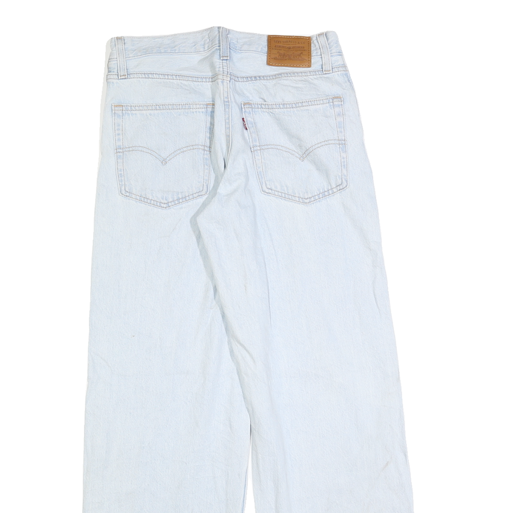 LEVI'S Womens Jeans Blue Relaxed Straight Denim Light W26 L30 Classic Casual