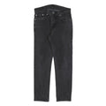 LEVI'S 502 Mens Jeans Black Slim Slim Denim Medium W29 L27 Classic Zip Cotton