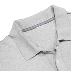 ADIDAS Mens Grey Short Sleeve Plain Polo Shirt L Cotton Blend Casual