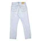 LEVI'S 501 Mens Jeans Blue Regular Straight Denim Light W30 L27 Classic Style