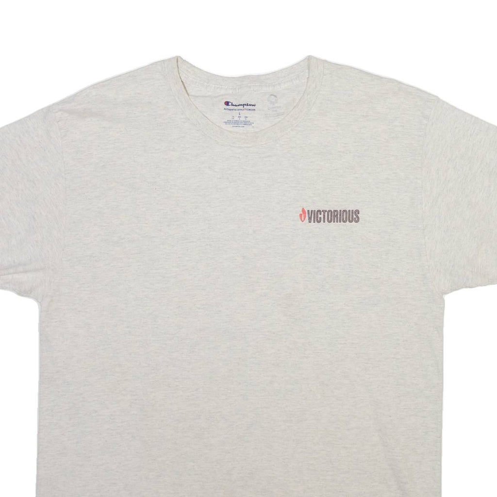 CHAMPION Mens T-Shirt Grey L