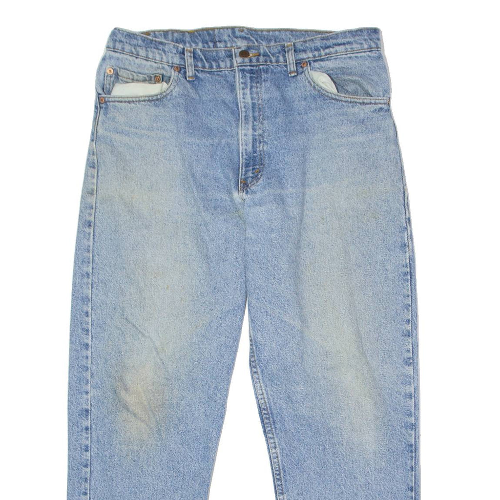 LEVI'S Altered Mens Jeans Blue Regular Tapered 90s Stone Wash W34 L28