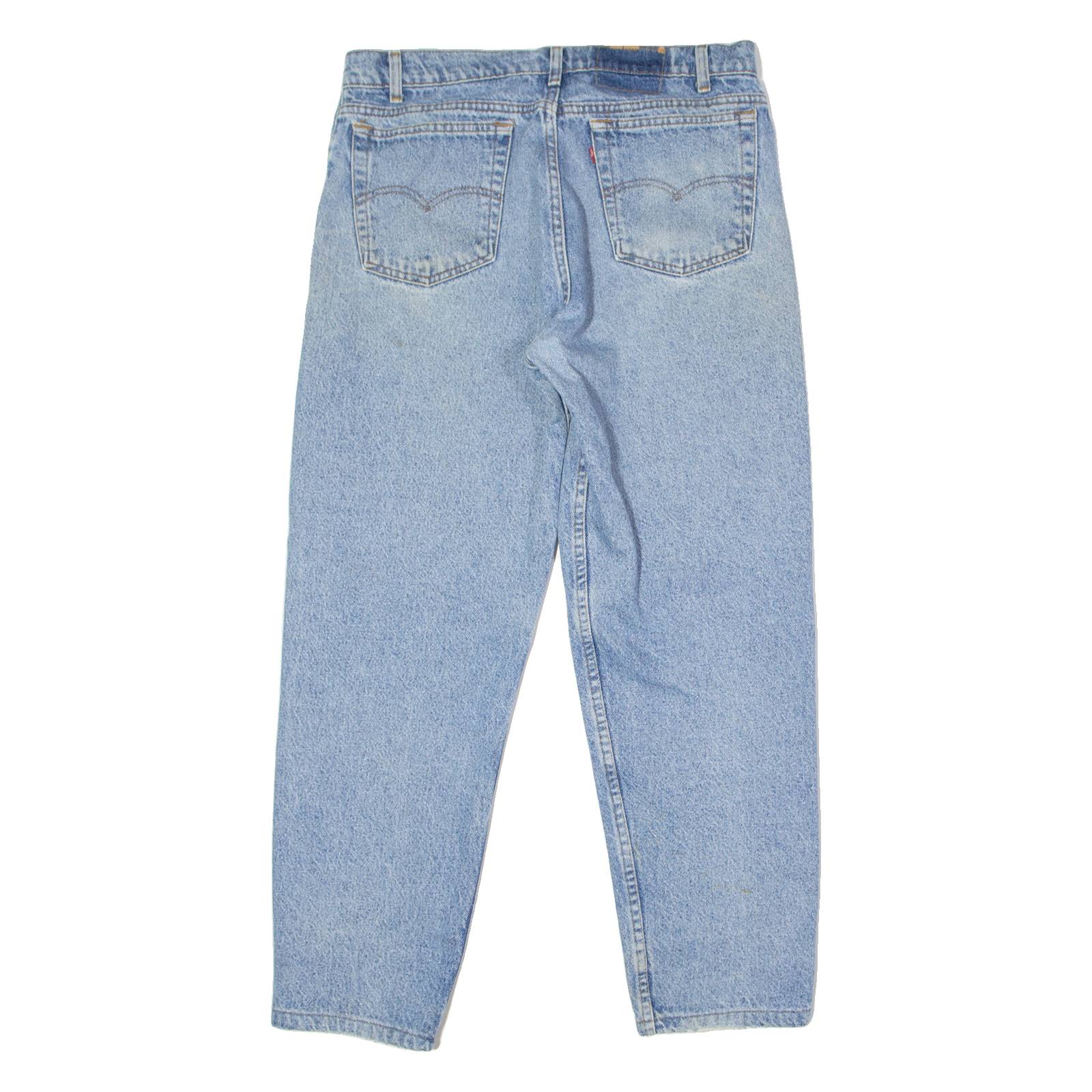 LEVI'S Altered Mens Jeans Blue Regular Tapered 90s Stone Wash W34 L28