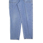 LEE Womens Blue Regular Fit Straight Cotton Denim W28 L26 Elasticated Waist Zip