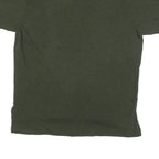 POLO RALPH LAUREN Mens Green Short Sleeve Plain L Cotton Blend Polo Shirt