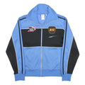 PUMA X RHUDE Mens Blue & Black Zip Jacket S Polyester Blend Sportswear Track Top