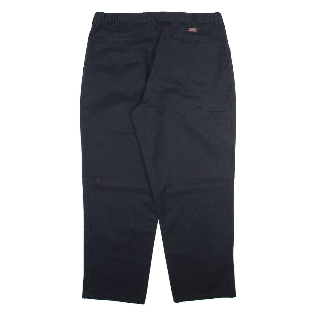 DICKIES Mens Trousers Black Relaxed Straight W38 L30
