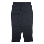 DICKIES Mens Trousers Black Relaxed Straight W38 L30