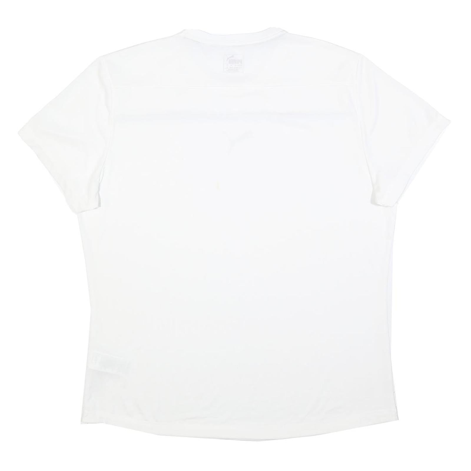 PUMA Mens White Modern T-Shirt 2XL Short Sleeve Crew Neck Sportswear