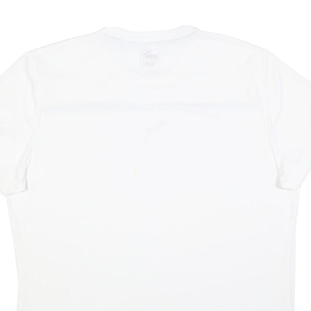PUMA Mens White Modern T-Shirt 2XL Short Sleeve Crew Neck Sportswear