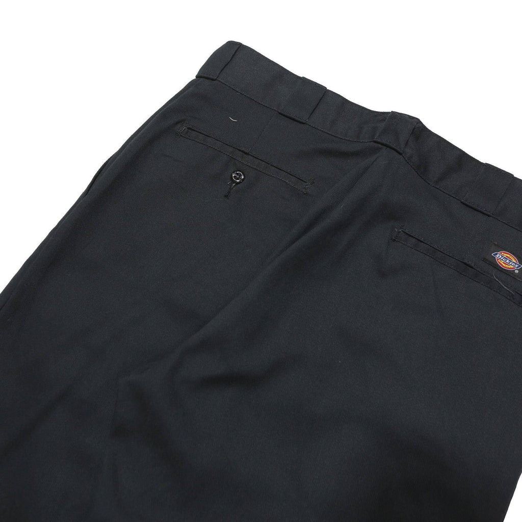 DICKIES Mens Polyester Blend Black Classic Straight Trousers W32 L31 Workwear