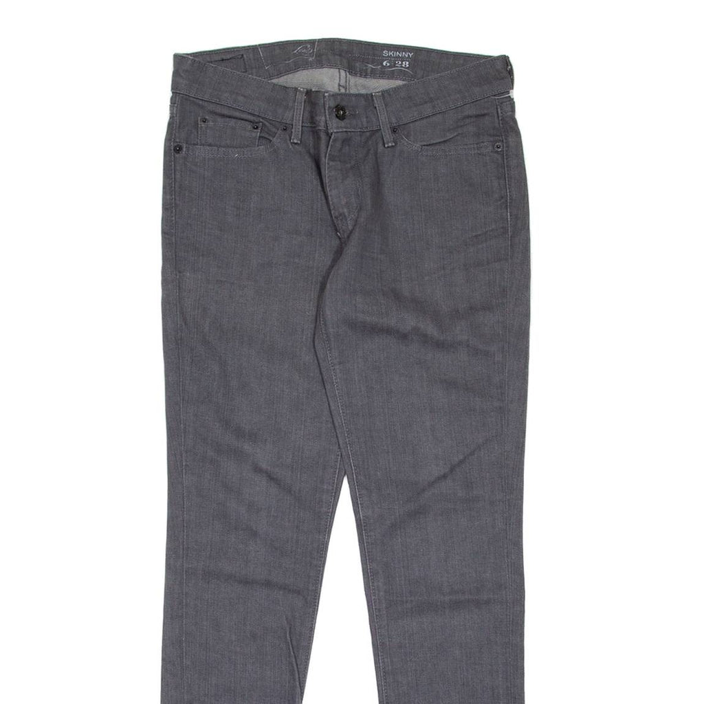 LEVI'S Womens Jeans Grey Slim Skinny W28 L29