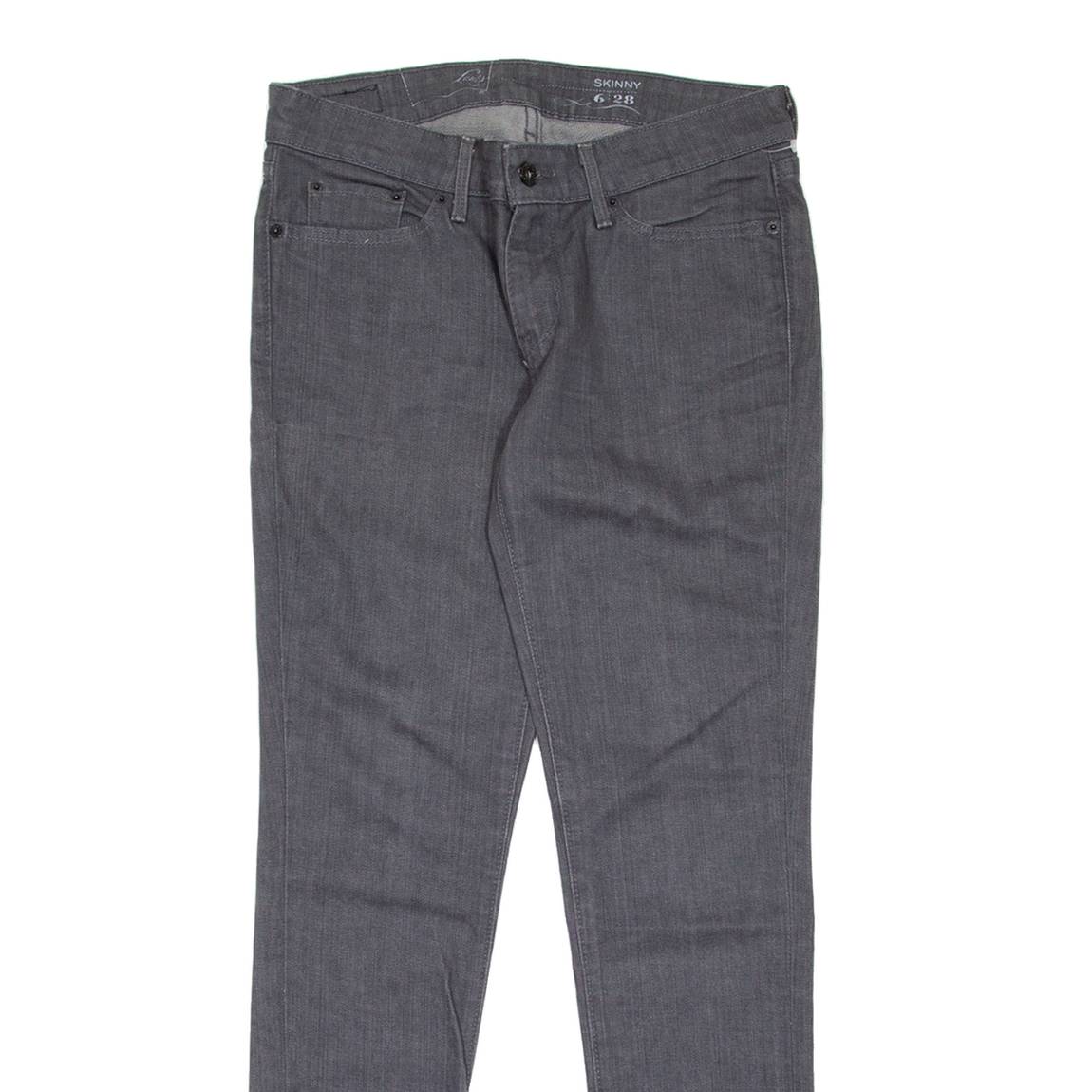 LEVI'S Womens Jeans Grey Slim Skinny W28 L29