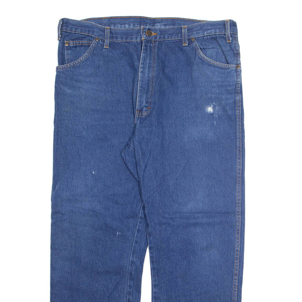 DICKIES Mens Jeans Blue Regular Straight W40 L30