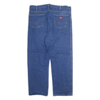 DICKIES Mens Jeans Blue Regular Straight W40 L30