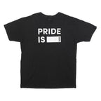VANS Mens Black Pride Is Graphic T-Shirt L Short Sleeve Crew Neck Cotton Blend
