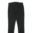 LEVI'S Womens Black Slim Skinny Denim Jeans W25 L29 Stretch Cotton Blend