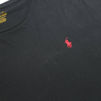 POLO RALPH LAUREN Mens Black Classic T-Shirt XL Short Sleeve Crew Neck Cotton
