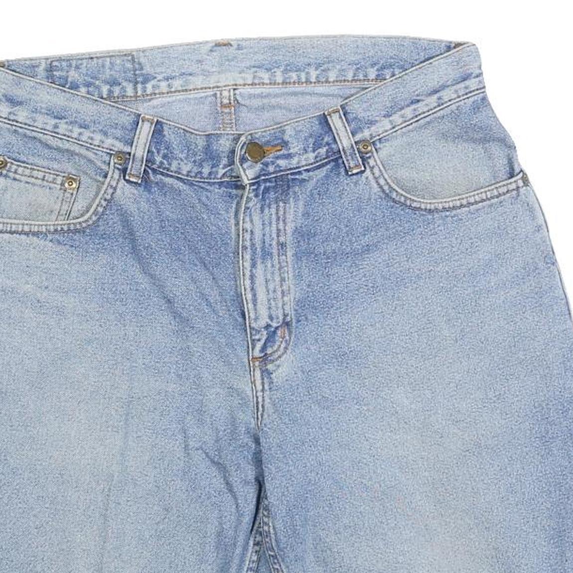 WRANGLER Mens Denim Blue Casual Shorts L W32 Cotton Blend Comfortable Fit