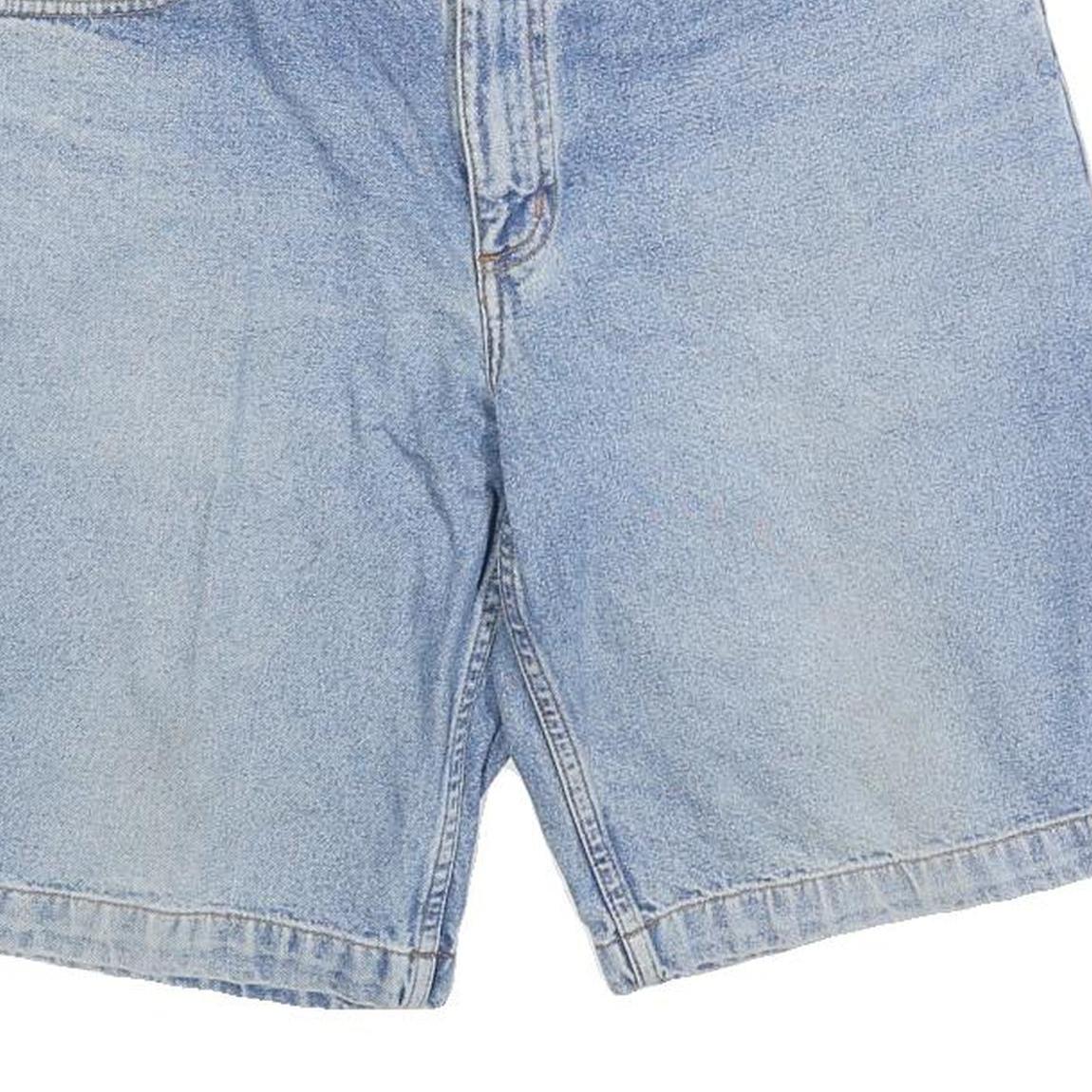 WRANGLER Mens Denim Blue Casual Shorts L W32 Cotton Blend Comfortable Fit