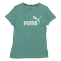 PUMA Womens T-Shirt Green Crew Neck S