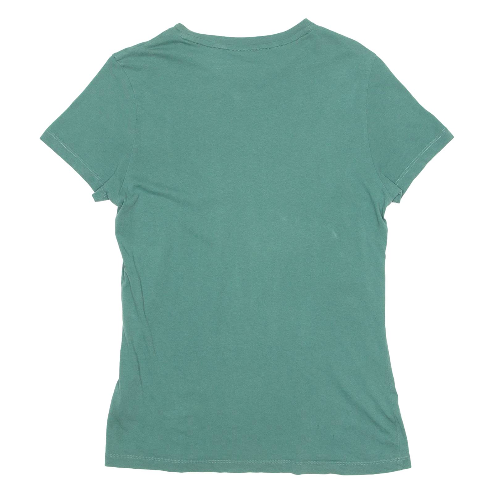 PUMA Womens T-Shirt Green Crew Neck S