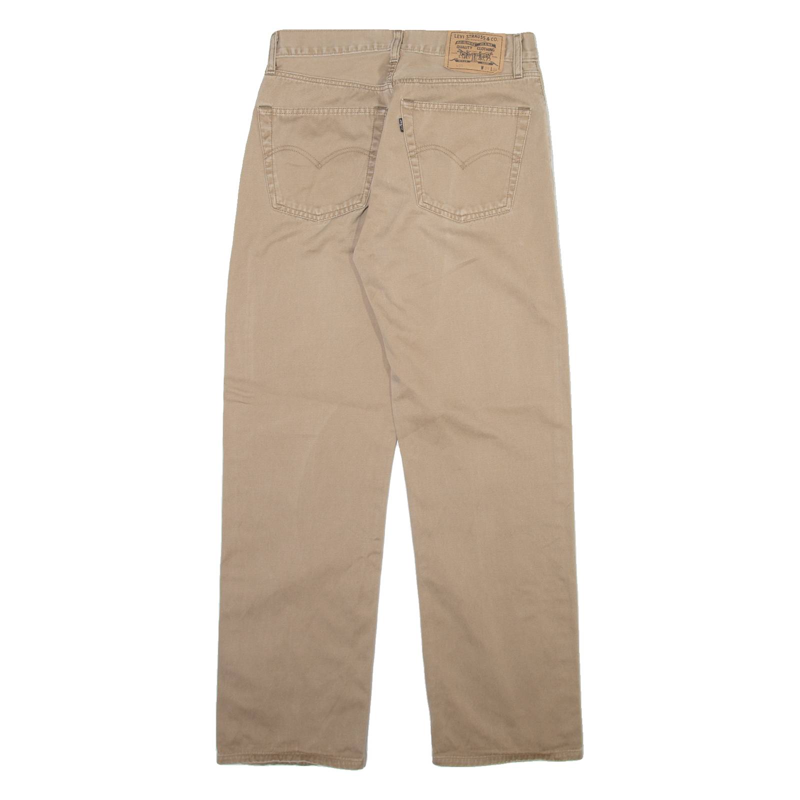 LEVI'S 451 Mens Trousers Beige Regular Straight W29 L29