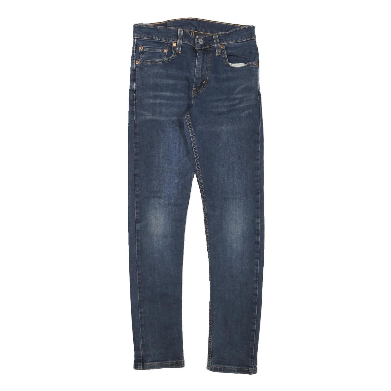 LEVI'S 512 Mens Jeans Blue Slim Skinny Denim Medium W27 L29 Authentic Brand